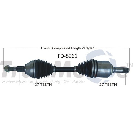 SURTRACK AXLE Cv Axle Shaft, Fd-8261 FD-8261